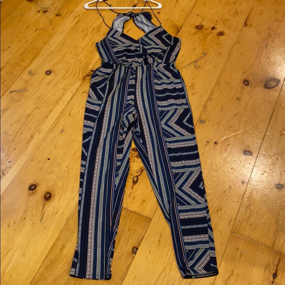 Open back jumpsuit